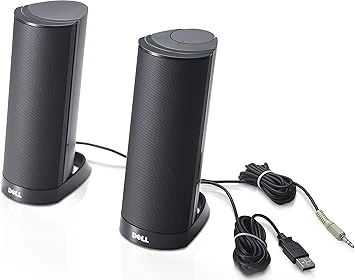 Dell AX210 Black USB Stereo Speaker System .Black