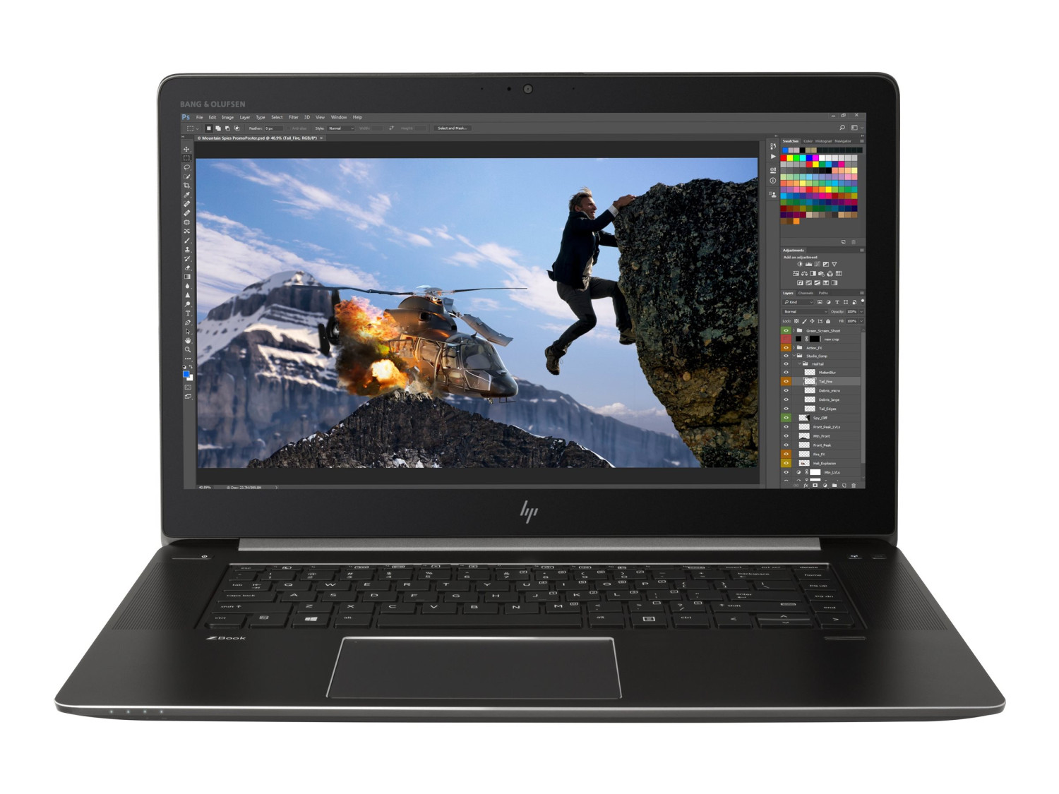 HP ZBook G4 Studio Core i7-7820HQ, 16GB DDR4, 512GB SSD, 4GB Nvidia, 15.6” FHD